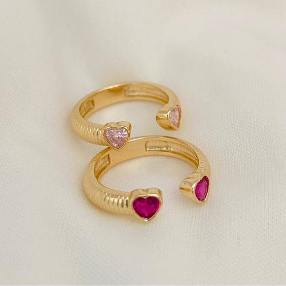 Pink Heart Rings - Picture 4 of 10